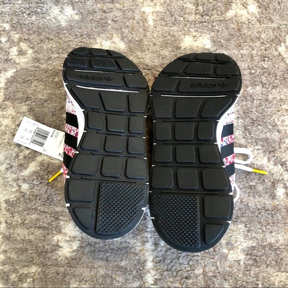 Adidas Swift Run X J FTWR White Black Blue FY2156 - Picture 10 of 10